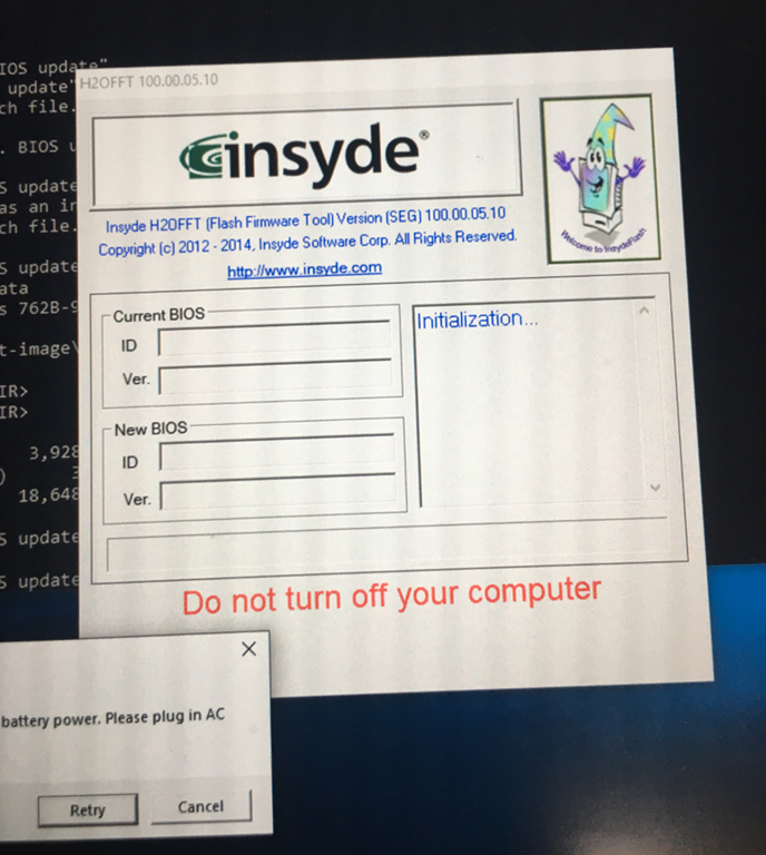 insyde flash firmware tool