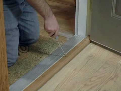 How to install carpet under baseboard heater